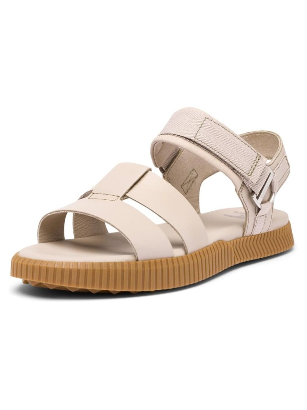 Sorel ONA Ave Ankle Strap Flat Sandal in Crushed Clay / Gum Sz. 10 NEW
